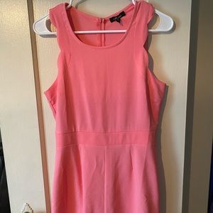 Pink scalloped romper size M